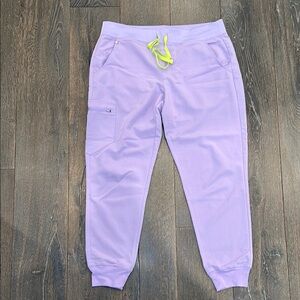 FIGS Women’s Zamora Jogger Scrub Pants - Lavender Dew